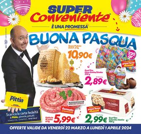 Offerte di Iper e super a San Giovanni la Punta | Buona Pasqua in SuperConveniente | 22/3/2024 - 1/4/2024