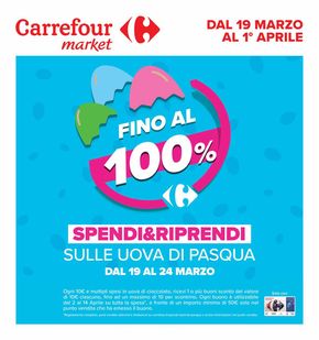 Volantino Carrefour Market a Guidonia Montecelio | Buona Pasqua | 19/3/2024 - 1/4/2024