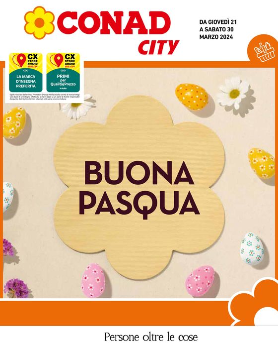 Volantino Conad City a Ravenna | Buona Pasqua | 21/3/2024 - 30/3/2024