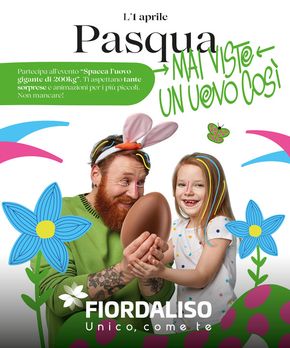 Offerte di Sport e Moda a Bollate | Festeggia la Pasqua al Fiordaliso! in Centro Fiordaliso | 18/3/2024 - 31/3/2024