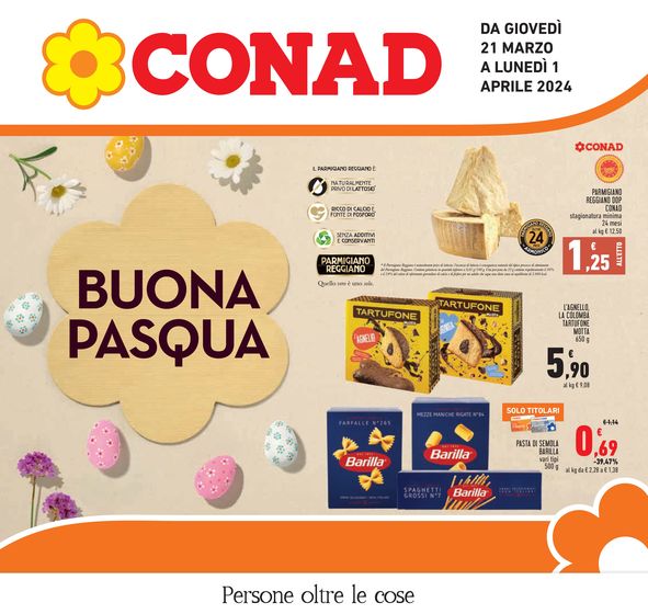 Volantino Conad a Acqui Terme | Buona Pasqua | 21/3/2024 - 1/4/2024