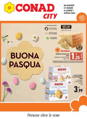 Offerte di Iper e super a Montecatini-Terme | Buona Pasqua in Conad City | 21/3/2024 - 1/4/2024