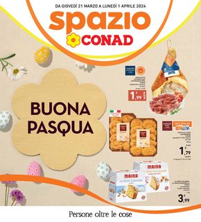 Volantino Spazio Conad a Bologna | Buona Pasqua | 21/3/2024 - 1/4/2024