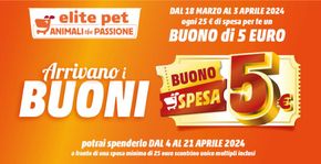 Offerte di Animali a Fiumicino | Arrivano i buoni  in Elite Pet | 18/3/2024 - 3/4/2024
