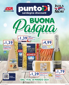 Offerte di Discount a Cagliari | Buona pasqua in PuntoDì | 19/3/2024 - 30/3/2024