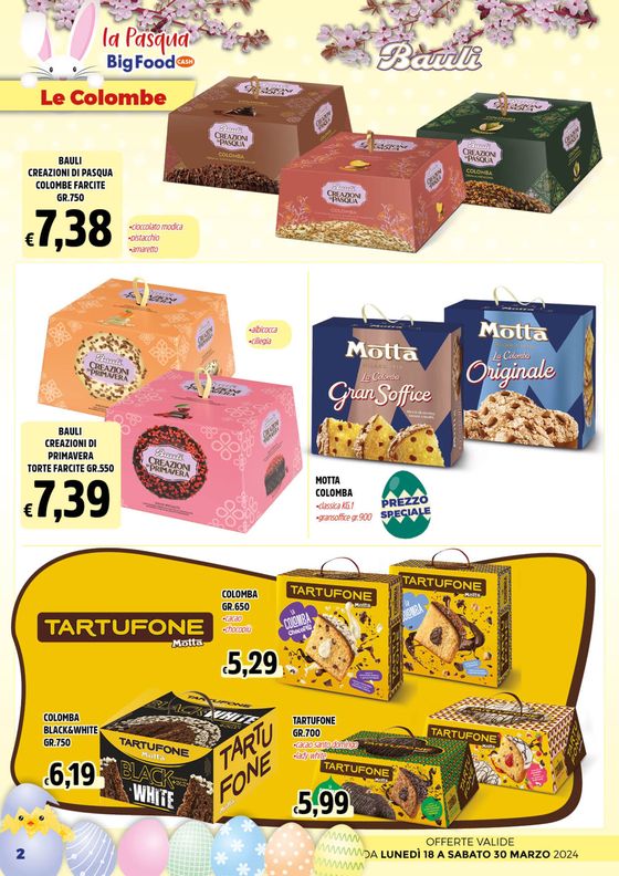Volantino Superfood a Napoli | Buona pasqua | 18/3/2024 - 30/3/2024