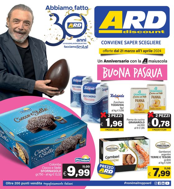 Volantino ARD Discount a Mascali | Buona Pasqua | 21/3/2024 - 1/4/2024