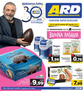 Offerte di Discount a Palma di Montechiaro | Buona Pasqua in ARD Discount | 21/3/2024 - 1/4/2024