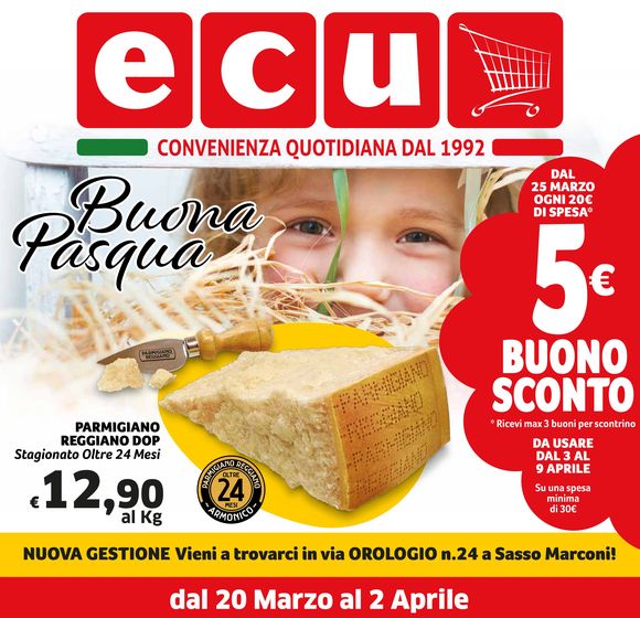 Volantino Ecu a Sasso Marconi | Buona Pasqua | 20/3/2024 - 2/4/2024