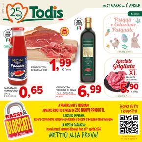 Offerte di Discount a Corciano | Pasqua e colazione pasquale in Todis | 21/3/2024 - 1/4/2024