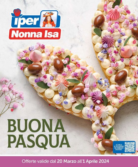 Volantino Iper Nonna Isa a Iglesias | Buona pasqua | 20/3/2024 - 1/4/2024