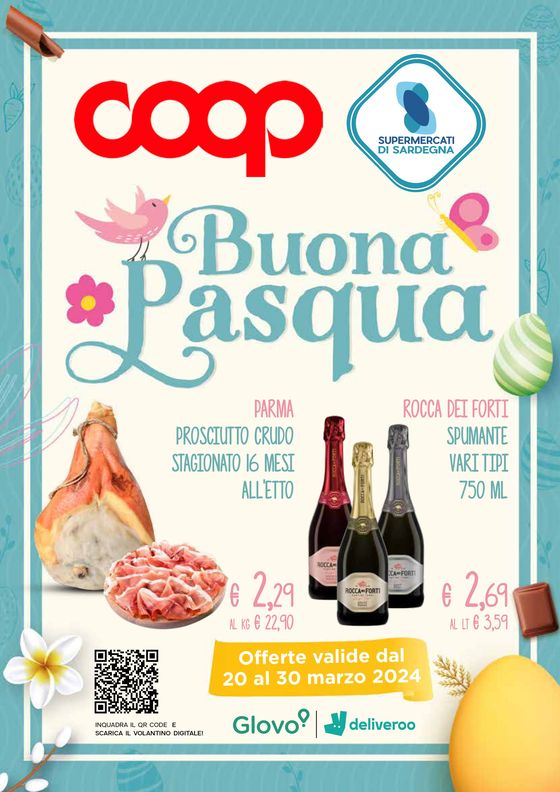 Volantino Coop a Sassari | Buona Pasqua | 20/3/2024 - 30/3/2024