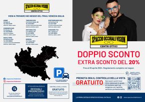 Offerte di Salute e Benessere a Udine (Udine) | Doppio sconti! in Spaccio Occhiali Vision | 20/3/2024 - 30/4/2024