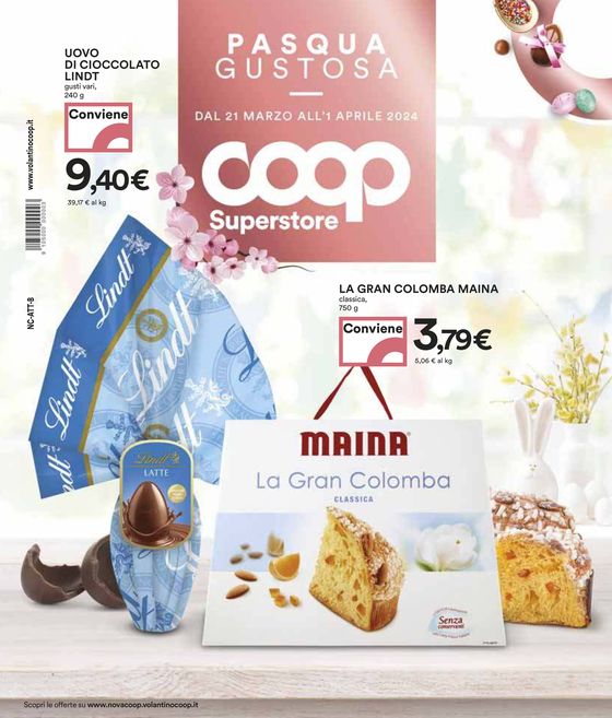 Volantino Coop a Bra | Pasqua gustosa | 21/3/2024 - 1/4/2024
