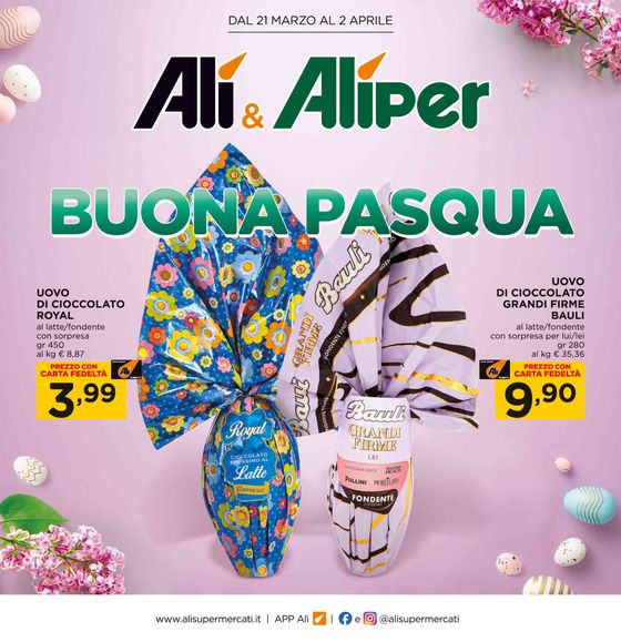 Volantino Alì e Alìper a Bassano del Grappa | Pasqua | 21/3/2024 - 2/4/2024
