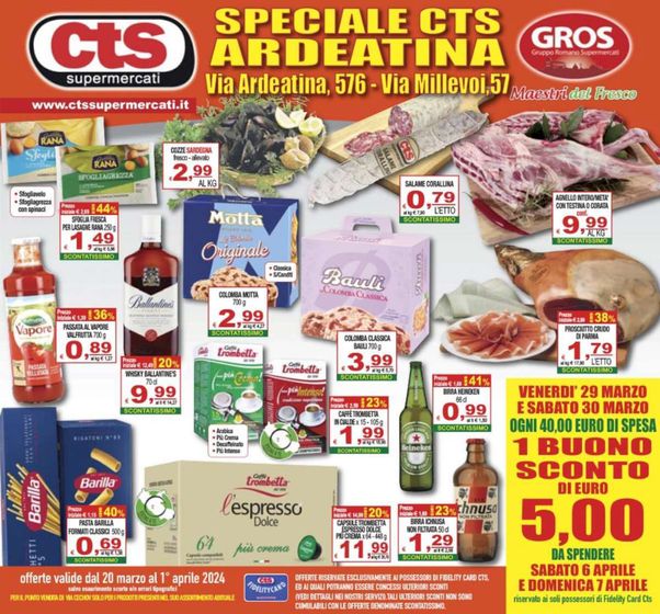 Volantino CTS Supermercati | Speciale CTS | 20/3/2024 - 1/4/2024