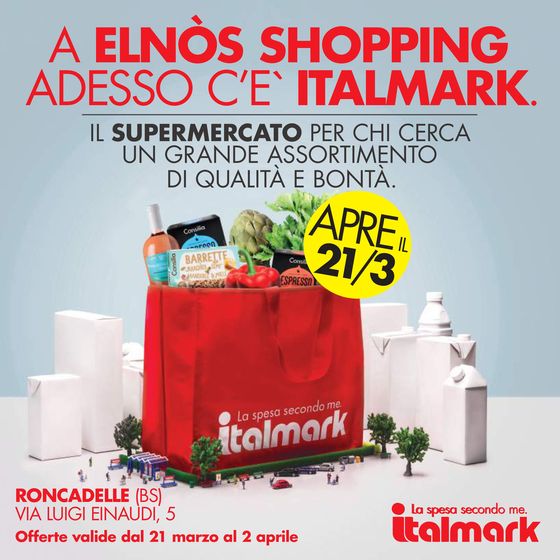 Volantino Italmark | A Elnos shopping adesso c'e Italmark | 21/3/2024 - 3/4/2024