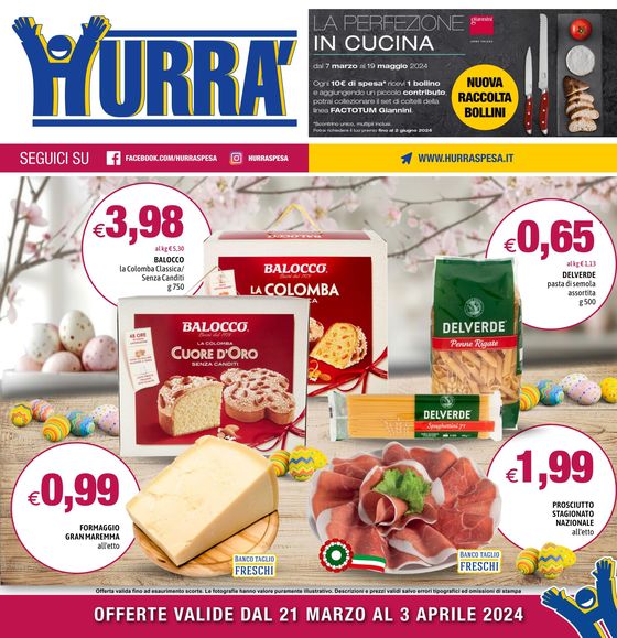 Volantino Hurrà Discount a Deruta | La perfezione in cucina | 21/3/2024 - 3/4/2024