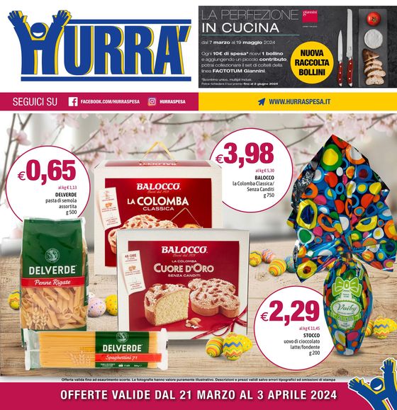 Volantino Hurrà Discount | La perfezione in cucina | 21/3/2024 - 3/4/2024