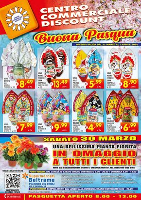 Offerte di Discount a Udine (Udine) | Buona Pasqua in Centro Commerciale Discount | 21/3/2024 - 3/4/2024