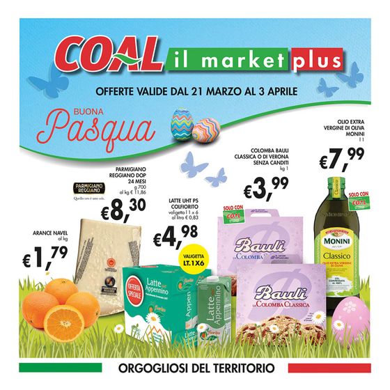 Volantino Coal a Civitanova Marche | Buona Pasqua | 21/3/2024 - 3/4/2024