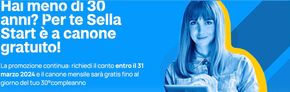 Offerte di Banche e Assicurazioni a Cavezzo | Stella Start in Banca Sella | 21/3/2024 - 31/3/2024