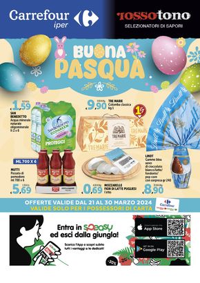 Volantino Carrefour Ipermercati a Triggiano | Buona Pasqua | 21/3/2024 - 30/3/2024
