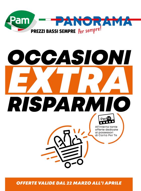 Volantino Pam a Prato | Occasioni Extra | 25/3/2024 - 1/4/2024
