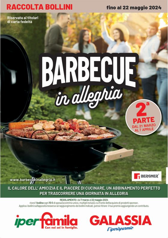 Volantino Galassia a Voghera | Barbecue in allegria | 22/3/2024 - 22/5/2024