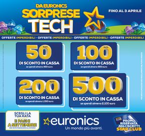 Volantino Euronics a Andria | Sorprese Tech  | 25/3/2024 - 3/4/2024