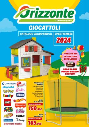 Volantino Orizzonte a Guidonia Montecelio | Giocattoli | 25/3/2024 - 29/9/2024