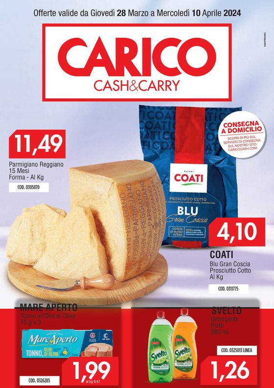 Volantino Carico Cash & Carry a Pomigliano d'Arco | Carico Cash & Carry  | 28/3/2024 - 10/4/2024