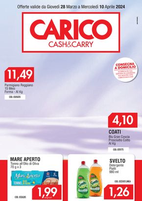 Volantino Carico Cash & Carry a Torre del Greco | Carico Cash & Carry  | 28/3/2024 - 10/4/2024