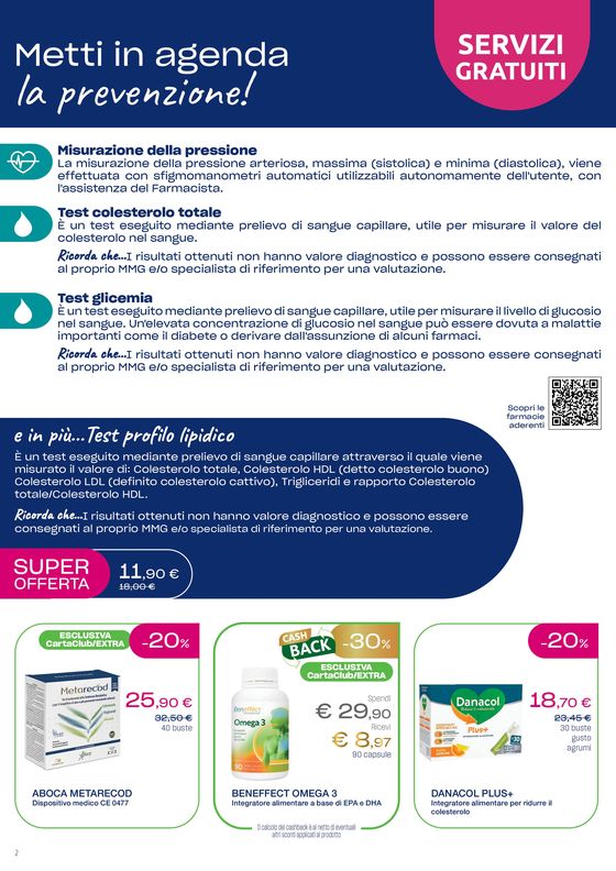 Volantino Lloyds Farmacia/BENU a Collegno | Ad aprile metti in agenda la prevenzione! | 27/3/2024 - 1/5/2024