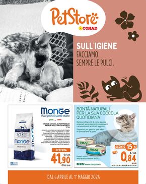 Offerte di Animali a Castel d'Azzano | Sull'igiene facciamo sempre le pulci in Pet Store Conad | 4/4/2024 - 1/5/2024