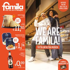 Volantino Famila | We are famila! | 3/4/2024 - 10/4/2024