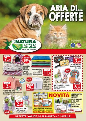 Offerte di Animali a Verona | Offere in Naturalandia | 2/4/2024 - 21/4/2024