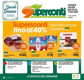 Volantino Superconti a Civita Castellana | Supersconti fino al 40% | 2/4/2024 - 17/4/2024