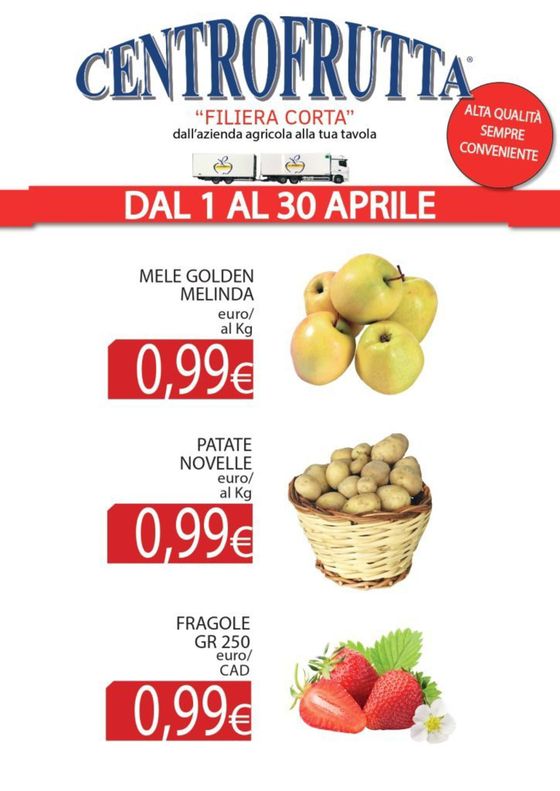 Volantino Centro frutta a Maranello | Offerte | 2/4/2024 - 30/4/2024