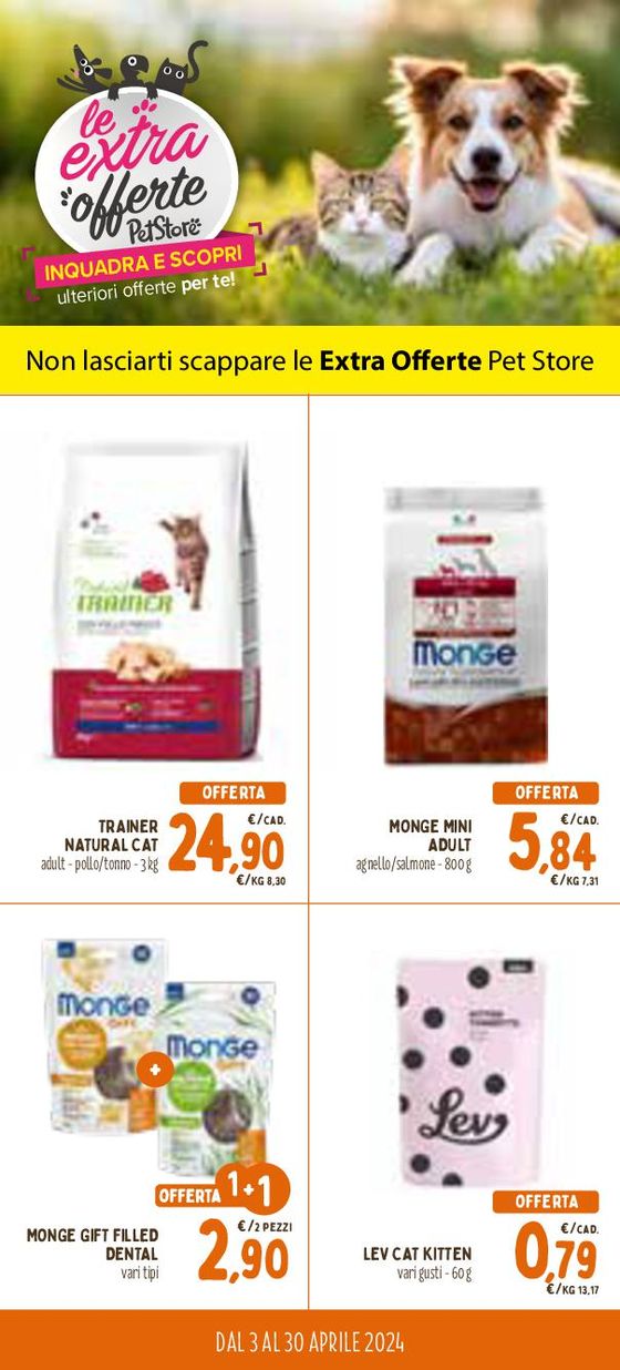 Volantino Pet Store Conad a Palermo | Le extra offerte | 3/4/2024 - 30/4/2024