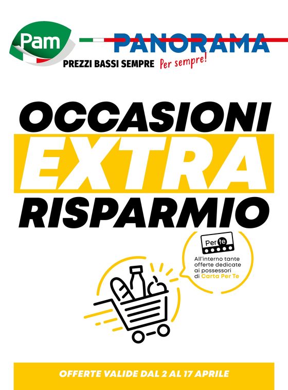 Volantino Pam a Siena | Occasioni Extra | 2/4/2024 - 17/4/2024