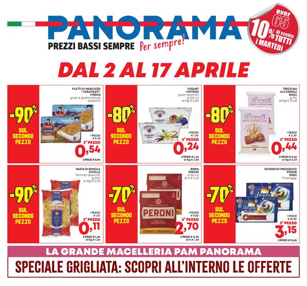 Volantino Panorama a Guidonia Montecelio | Speciale Grigliata | 2/4/2024 - 17/4/2024