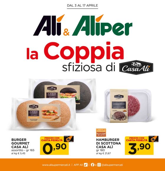Volantino Alì e Alìper a Treviso | Coppie online | 3/4/2024 - 17/4/2024