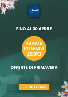 Offerte di Arredamento a Cisternino | Offerte di primavera in Chiarelli Center | 2/4/2024 - 30/4/2024