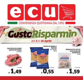 Offerte di Discount a Calenzano | Il gusto del risparmio in Ecu | 3/4/2024 - 16/4/2024