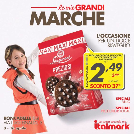 Volantino Italmark | Le mie grandi marche | 3/4/2024 - 16/4/2024