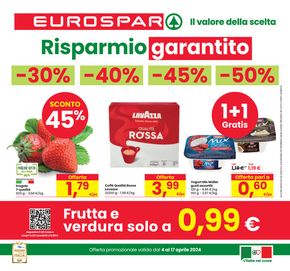 Volantino Eurospar | Risparmio garantito | 4/4/2024 - 17/4/2024