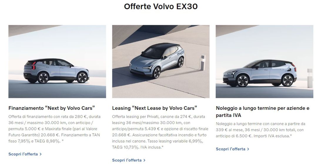 Volantino Volvo a Villorba | Volvo EX30 | 3/4/2024 - 30/6/2024