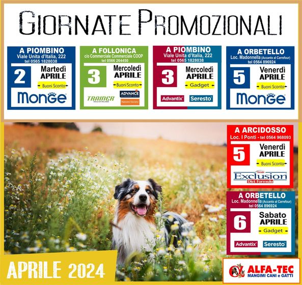 Volantino Alfa Tec a Orbetello | offerte | 3/4/2024 - 30/4/2024