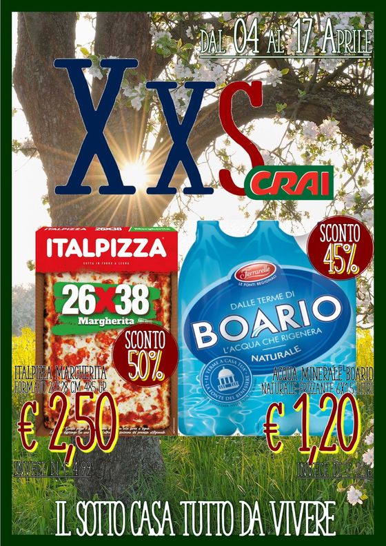 Volantino Xxs Market a Pavia | Offerte | 4/4/2024 - 17/4/2024